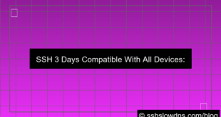 SSH 3 Days Compatible With All Devices