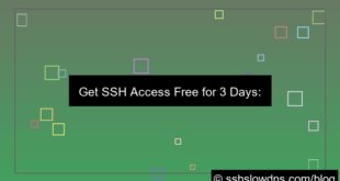 SSH 3 Days Free For Mobile Users