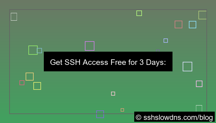 SSH 3 Days Free For Mobile Users