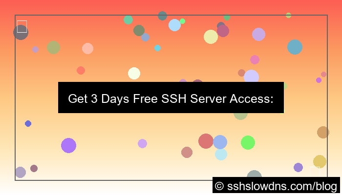 visual SSH 3 Days Free Secure Server Access