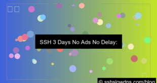 desain SSH 3 Days No Ads No Delay