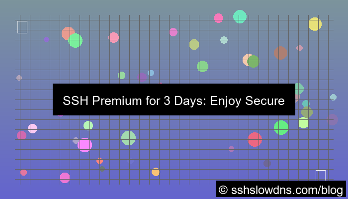 gambar SSH 3 Days Premium Account No Login