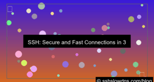 ilustrasi SSH 3 Days Secure and Fast Connection