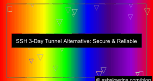 SSH 3 Days Secure VPN Tunnel Alternative