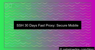 visual SSH 30 Days Fast Proxy For Mobile