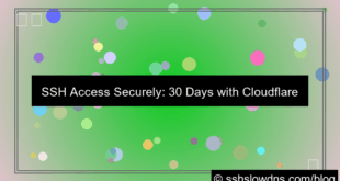 ilustrasi SSH 30 Days With Cloudflare WS Enabled