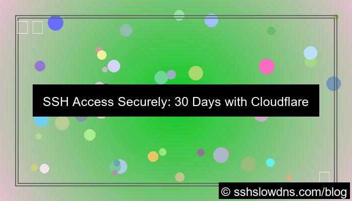 ilustrasi SSH 30 Days With Cloudflare WS Enabled