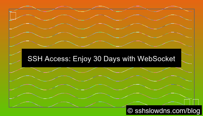 grafik SSH 30 Days With WebSocket SSL Support