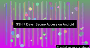 SSH 7 Days For Android and Windows