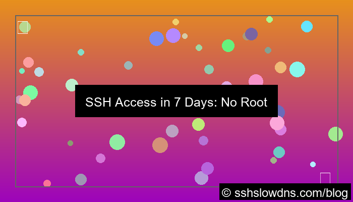 SSH 7 Days No Root Required Setup