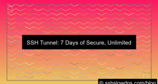 desain SSH 7 Days Secure Tunnel No Limits
