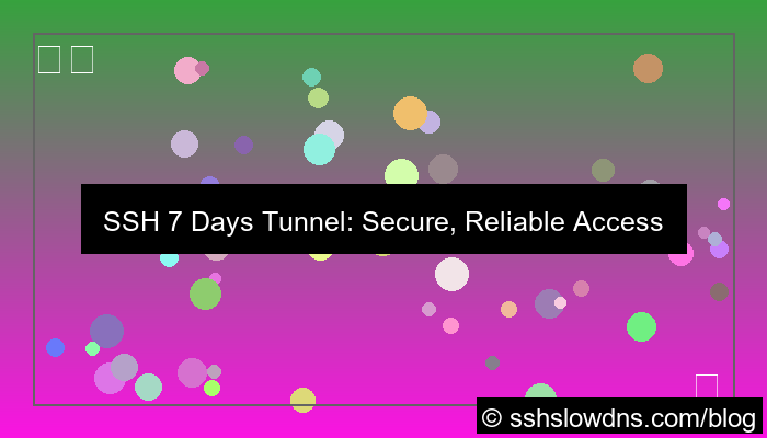 desain SSH 7 Days Tunnel For Daily Use